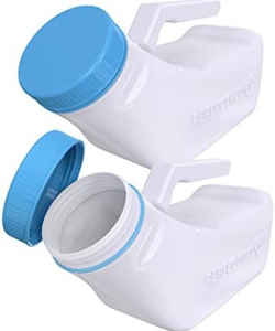 Portable Urinals for Men Spill Proof by PerfectMed (2 Pack) – 32 oz/ 1000 ml