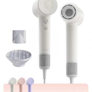 Laifen SE 2 Diffuser Hair Dryer for Women, 21.5m/s Air Speed, Matte White | Frizz Control, Heat Protection, Perfect for Sleek Styling, Diffuser for Curling & Wavy Hair, 5 Modes & 2 Airspeeds, Low Noise : Beauty & Personal Care