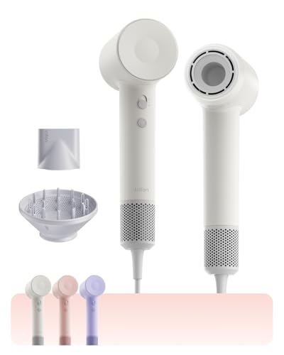 Laifen SE 2 Diffuser Hair Dryer for Women, 21.5m/s Air Speed, Matte White | Frizz Control, Heat Protection, Perfect for Sleek Styling, Diffuser for Curling & Wavy Hair, 5 Modes & 2 Airspeeds, Low Noise : Beauty & Personal Care