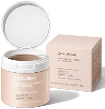 Beautievi Snail Mucin 77% Toner Pads for Brightening and Hydrating Skincare | Hydrating Face Pads with Snail Secretion Filtrate, Niacinamide, Inositol, Alpha-arbutin for Dull Skin Treatment - Image 10