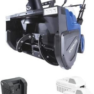 Snow Joe Cordless Snow Blower, 2X Batteries, Dual-Port Charger, 24V-X2-SB22