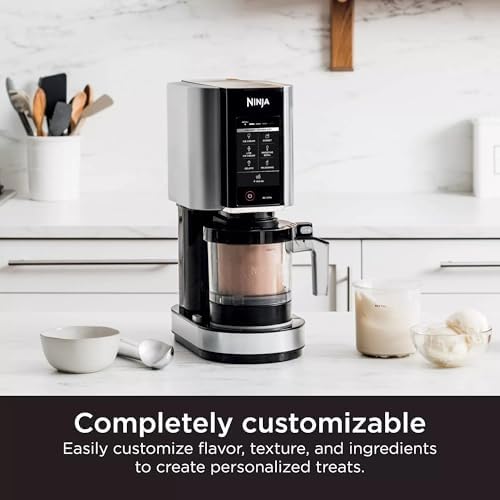 SharkNinja NC301 CREAMi 7-In-1 Ice Cream Maker with 7 Custom Frozen Treat Modes and Easy 3-Step Treat Preparation, Cloud Silver (Renewed): Home & Kitchen - Image 5