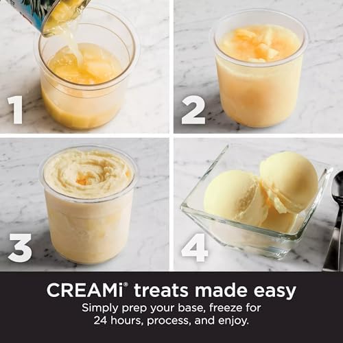 SharkNinja NC301 CREAMi 7-In-1 Ice Cream Maker with 7 Custom Frozen Treat Modes and Easy 3-Step Treat Preparation, Cloud Silver (Renewed): Home & Kitchen - Image 6