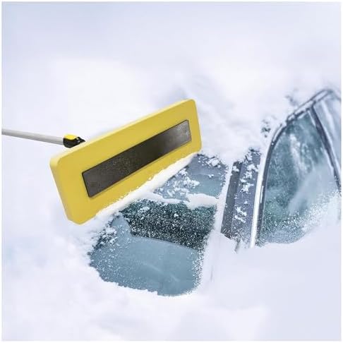 Snow Joe 2-in-1 Telescoping Snow Broom Ice Scraper w/ Foam Head, SJBLZD-PRX - Image 7