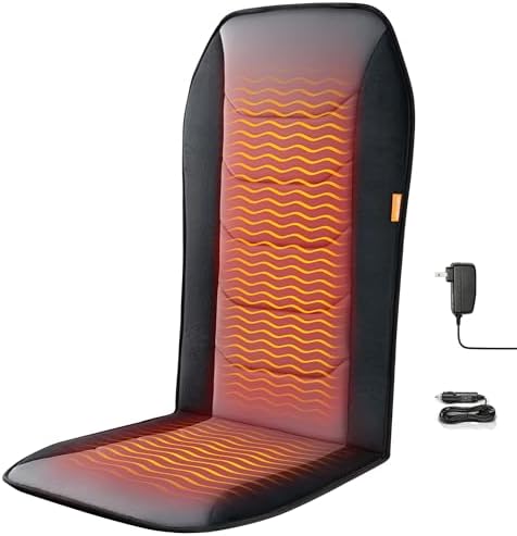 Heated Seat Cover with Fast Heat & Plush Fabric
