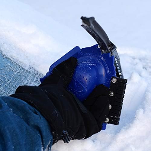 Snow Joe SJEG-DZ Ice Dozer Ice and Snow Scraper Tool | Squeegee Brush, Blue - Image 6