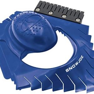 Snow Joe SJEG-DZ Ice Dozer Ice and Snow Scraper Tool | Squeegee Brush, Blue