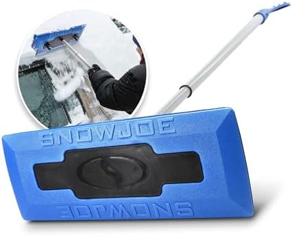 Snow Joe 18" Telescoping Snow Broom & Ice Scraper for Car Windows, No-Scratch Foam Brush - Long and Extendable Ice Removal Tool for Window and Windshield - Automotive Cleaning Accessories, SJBLZD - Image 11