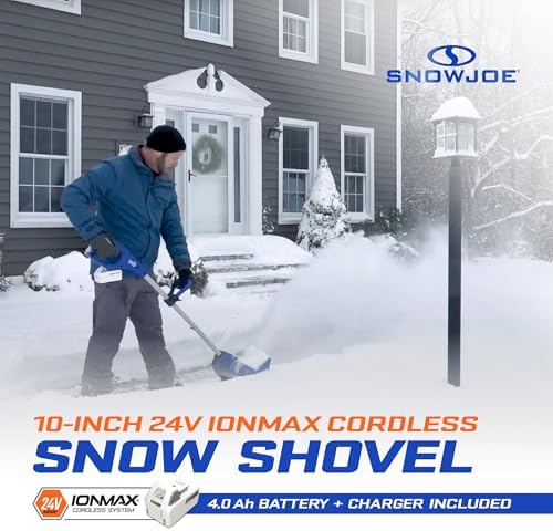 Snow Joe 24V-SS10 24-Volt 10-Inch 4-Ah Cordless Snow Shovel, Kit (w/4-Ah Battery + Quick Charger) - Image 2