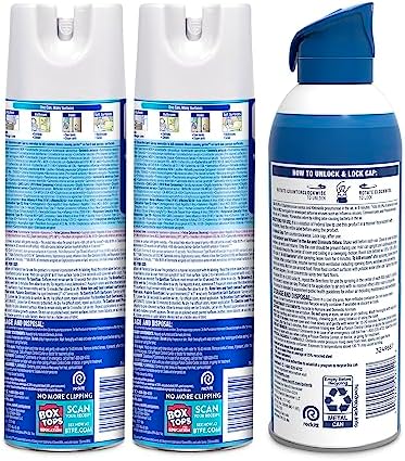 Lysol Disinfectant Spray & Air Sanitizer, Crisp Linen and White Linen, 3-Pack - Image 2