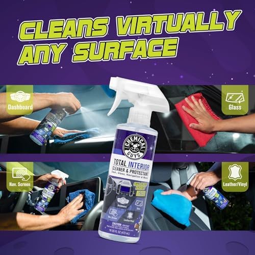 Chemical Guys, Total Interior Cleaner & Protectant, Galactic Scent, 32 oz | Cleans dash, seats, carpet, glass, vinyl and leather in one step with a Galactic scent and factory-style finish : Health & Household - Image 3