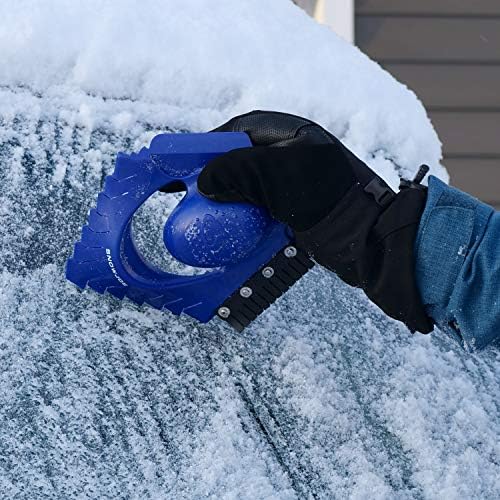 Snow Joe SJEG-DZ Ice Dozer Ice and Snow Scraper Tool | Squeegee Brush, Blue - Image 7