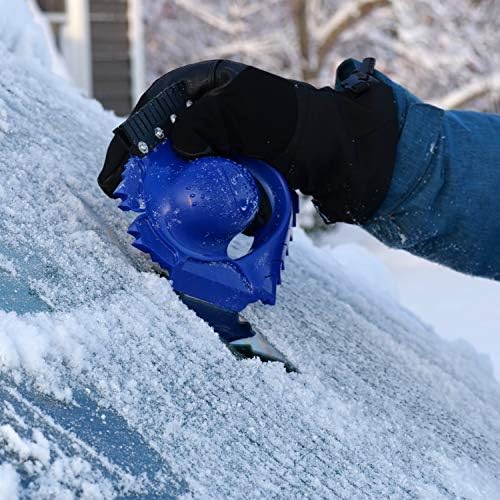 Snow Joe SJEG-DZ Ice Dozer Ice and Snow Scraper Tool | Squeegee Brush, Blue - Image 8