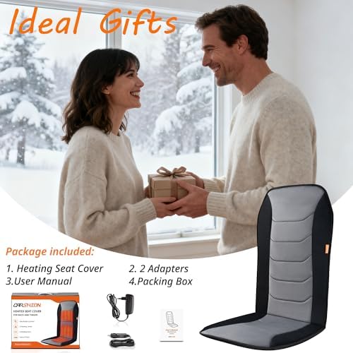 Heated Seat Cover with Fast Heat & Plush Fabric - Image 9