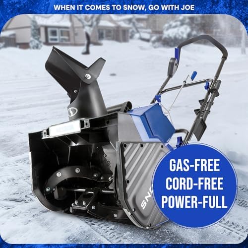 Snow Joe 48V Cordless Snow Blower Kit w/2x 4Ah Batteries, 24V-X2-SB18 - Image 8