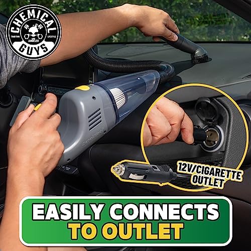 Chemical Guys EQP410 DetailVac Handheld Portable Car Vacuum, 110w 8.8amp Electric Motor, (Great for Cars, Trucks, SUVs, Motorcycles, RVs, Home, Pets, Kids, Office, and On The Go) Gray : Automotive - Image 6
