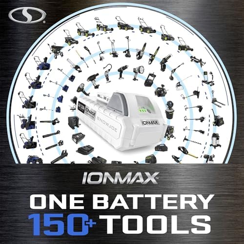 Snow Joe Cordless Snow Blower, 2X Batteries, Dual-Port Charger, 24V-X2-SB22 - Image 7