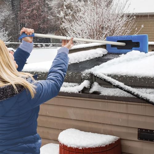Snow Joe 18" Telescoping Snow Broom & Ice Scraper for Car Windows, No-Scratch Foam Brush - Long and Extendable Ice Removal Tool for Window and Windshield - Automotive Cleaning Accessories, SJBLZD - Image 8