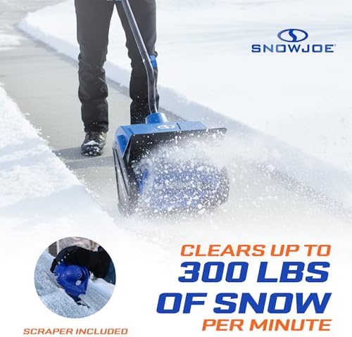 Snow Joe 24V Cordless Snow Shovel Kit with Cover and Scraper, 24V-SS13-TV1 - Image 5