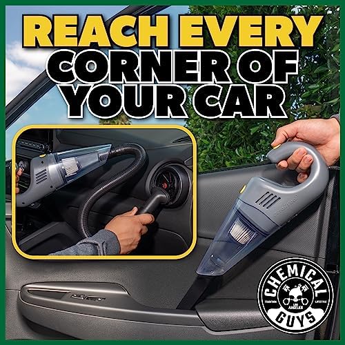 Chemical Guys EQP410 DetailVac Handheld Portable Car Vacuum, 110w 8.8amp Electric Motor, (Great for Cars, Trucks, SUVs, Motorcycles, RVs, Home, Pets, Kids, Office, and On The Go) Gray : Automotive - Image 4