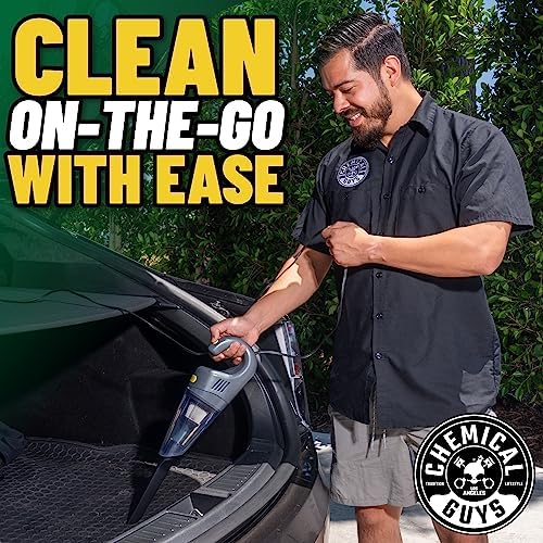Chemical Guys EQP410 DetailVac Handheld Portable Car Vacuum, 110w 8.8amp Electric Motor, (Great for Cars, Trucks, SUVs, Motorcycles, RVs, Home, Pets, Kids, Office, and On The Go) Gray : Automotive - Image 9
